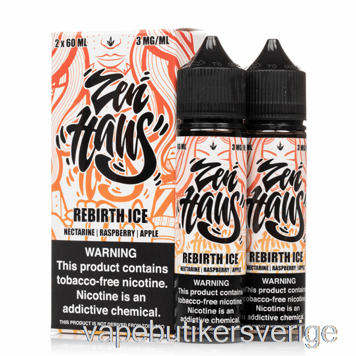 Vape Sverige Rebirth Ice - Zen Haus - 120ml 6mg